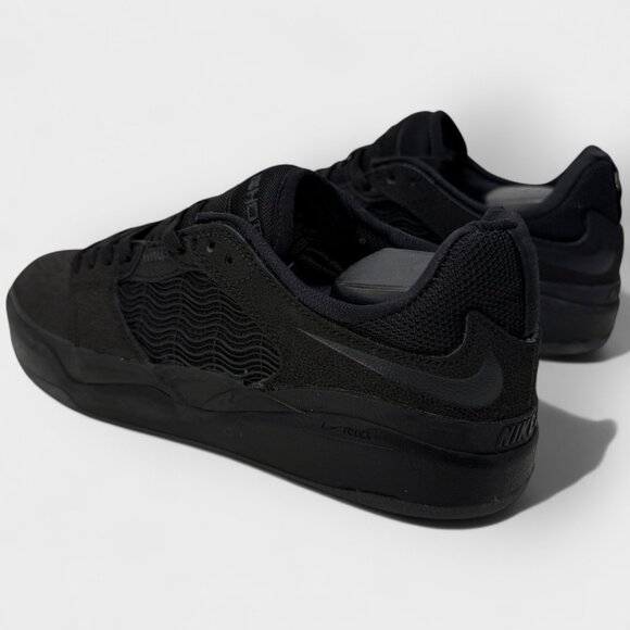 Nike SB Ishod Wair PRM Triple Black US M 5.5/W 7.0 DZ5648‑001 Skate Shoes – New - Picture 8 of 11